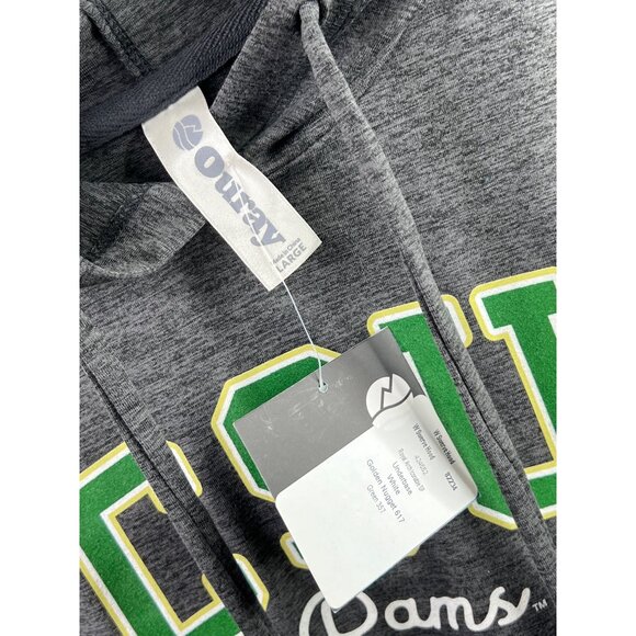 Ouray Hoodie Size Large Heather Gray CSU Rams Logo Long Sleeve Kangaroo Pocket - Picture 3 of 5